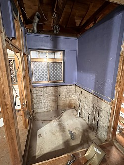 ユニットバス撤去後